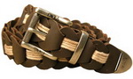 8A04 Braided Cowhide Belt